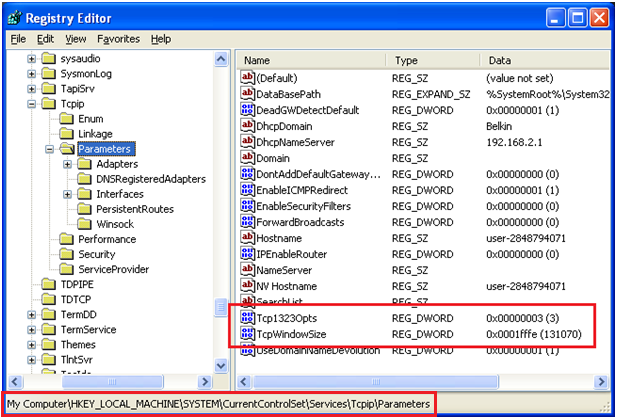 Что такое tcp windows size